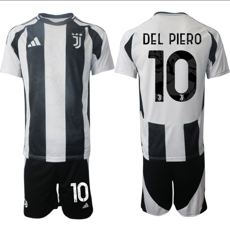 Men 2024-2025 Club Juventus home Black #10 Soccer Jersey->juventus jersey->Soccer Club Jersey
